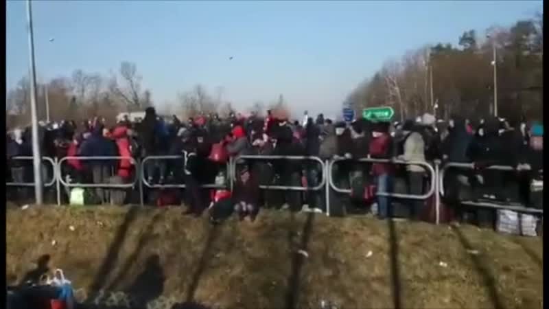 На украинско польской границе 27 марта 2020 год