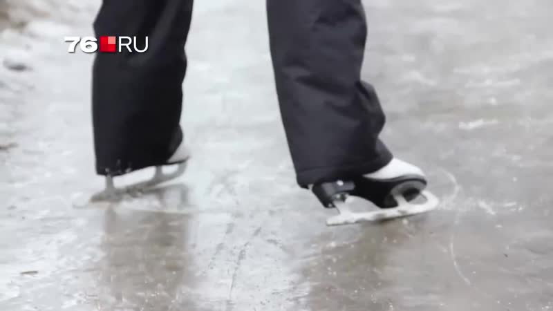 Журналистка в ярославле прокатилась на коньках по тротуару