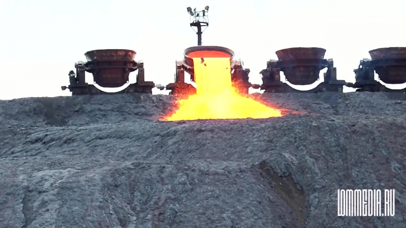 Норильский никель слив доменного шлака