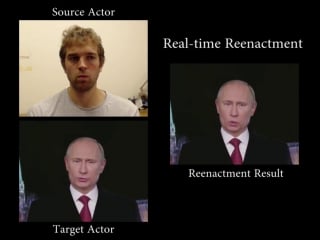 I w b [3]face2face real time face capture and reenactment of rgb videos