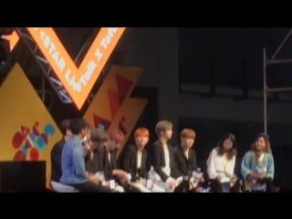 [180929] monsta x fancam star live talk @ kcon 2018 thailand