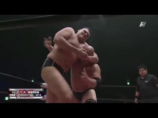 Daisuke sekimoto & walter vs yuji hino & yuji okabayashi (bjw ryogokutan 2019)