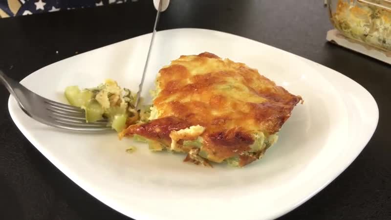 Кабачки запеченные под сыром! очень усно и просто! запеканка из кабачков