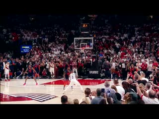 Damian lillard buzzer vs oklahoma