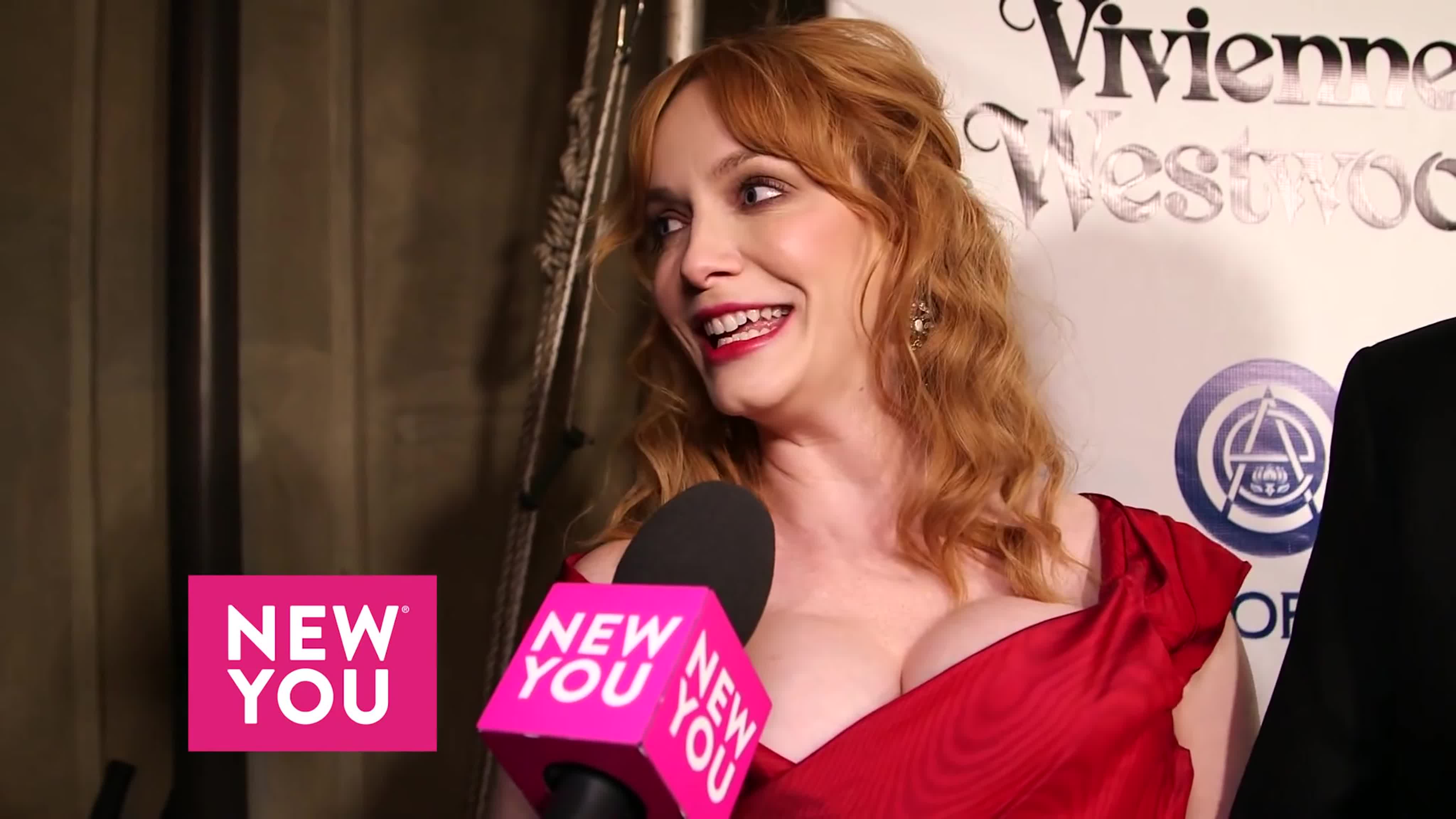 Christina hendricks describes her favorite award show gowns with new you