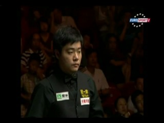 Ding junhui wins frame on respotted black vs mark selby 2011 wuxi classic