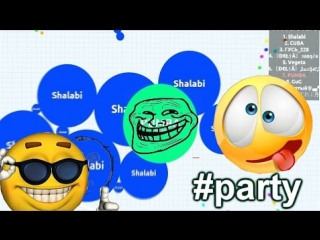 Agar io party with random friend