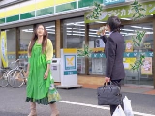 [cm] aragaki yui jūrokucha "morning, convenience store"