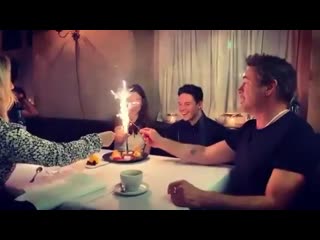 Happybirthday little brother @harrycollettactor, quite the night out in berlin germany with stubbins and la