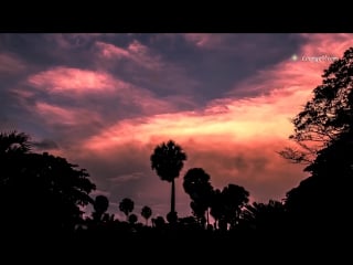 Hd video 1080p time lapse with sunsets, clouds, stars