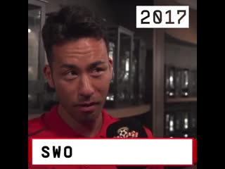 Two years on, it was time to see if #saintsfc's maya yoshida could defy the odds and spell schwarzenegger 😂
