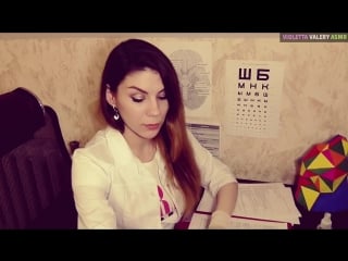 [violetta asmr] асмр ролевая игра врач невролог, исследование черепно мозговых нервов / asmr cranial nerve exam