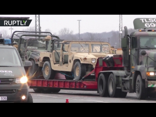 Американцы перебрасывают рекордное количество военной техники из германии в польшу