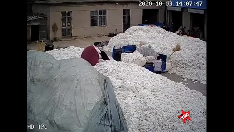 Нарушение тб при выгрузке хлопка (vhs video)