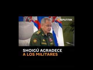 Discurso de shoigú a los militares rusos