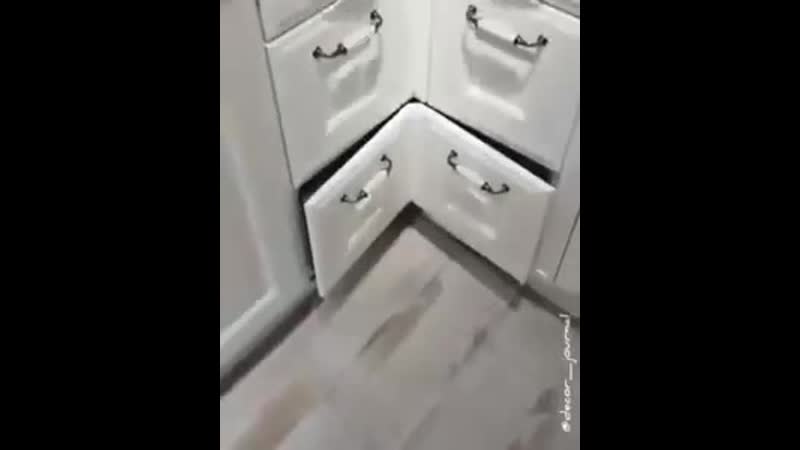 Использование углов на кухне