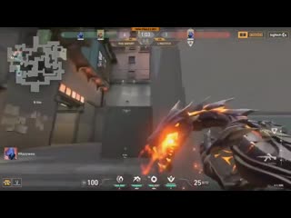 Zywoo standing in for a french valorant tournament