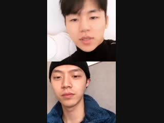 190205 insoo instagram live (with junq)