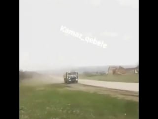 Полицейский разворот на камазе