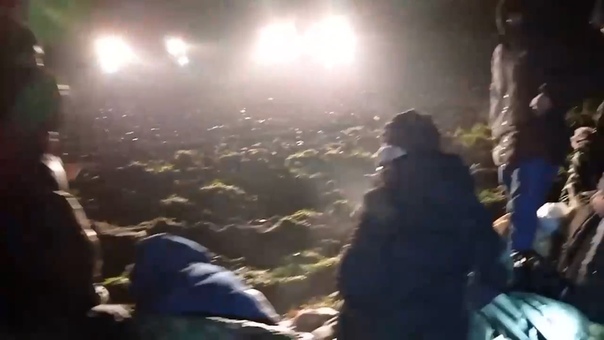 Вооруженные беларусские силовики гнали мигрантов на штурм литовской границы