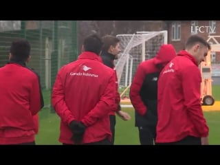 Steven gerrard back training at melwood