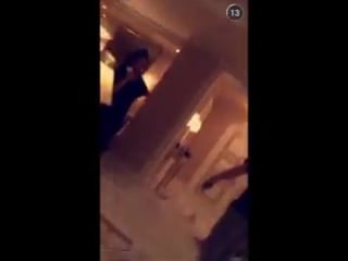 Omer bhatti and prince jackson in winn hotel, las vegas, august 2015