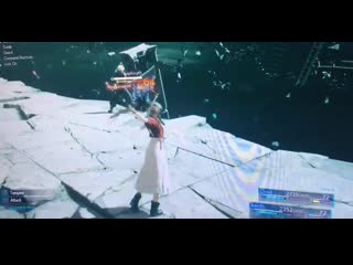 In ff7remake cloud and aerith have a team porn ability, while fighting sephiroth