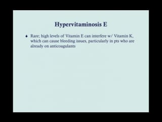Vitamins e and k crash! usmle step 2 and 3