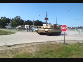 M1a1 abrams mobility and speed demonstration