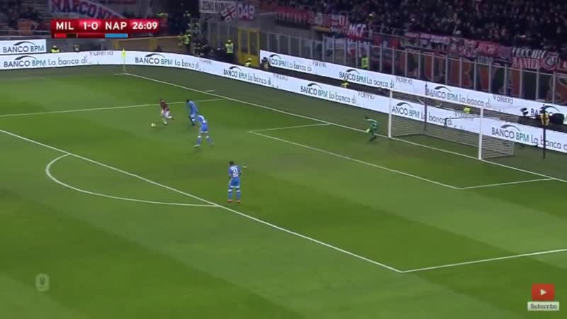 Milan 2 0 napoli goal piatek