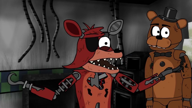 Five nights at freddys анимация умный фокси