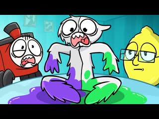 [huluwuluanimations] jester but the colors are missing?! // poppy playtime chapter 3 animation (1080p)