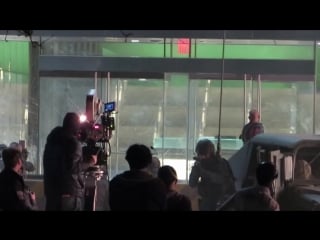 Porn squad filming (will smith, margot robbie, scott eastwood, joel kinnaman)