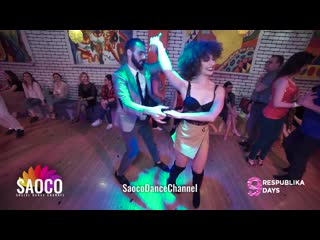 Samuel funflow and veronica lopez salsa dancing at respublika days 9 (rostov on don/russia), sunday (sc)