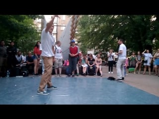 Donetsk summer jam | popping battle | easy r vs delya (extra round)