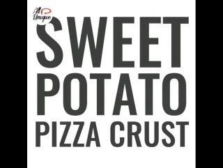 📏superb idea \ sweet potato pizza crust❗️