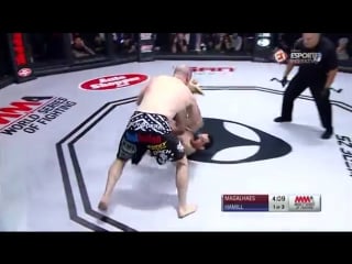 Vinny magalhães aplica chave de joelho e vence o combate no wsof 24