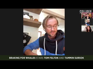 Tom felton and tammin sursok on making braking for whales like “a band of pirates”