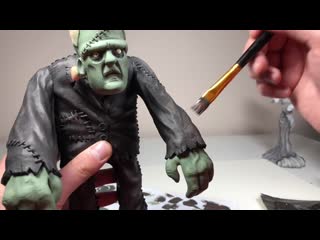 My biggest sculpture yet! making frankenstein! subscriber request no 10 sculpting process