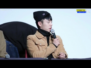 [fancam] [05 12 15] b a p “young, wild & free” fansign event daejeon (q&a time)