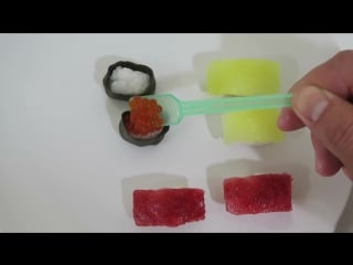 Kracie popin cookin happy sushi house ✦ diy sushi shaped japanese candy making
