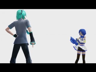 [mmd] womanizer mikuo,kaiko mikumikudance