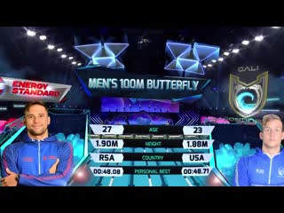 Dressel vs le clos mens 100m butterfly isl full video las vegas