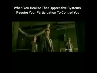 The matrix is a system, neo that system is our enemy but when you re inside, you look around,