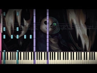 Synthesia undertale megalovania 82,000 notes black midi