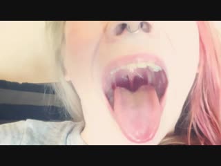 Fetish vixen sexy uvula, tongue, mouth fetish