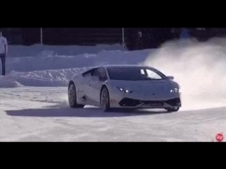 Lamborgini snow drifting top men