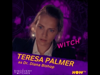 Meet the super powerful cast behind adiscoveryofwitches matthewgoode as prof matthew clairmont ️ @teresapalmer as dr dia