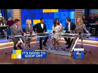 Priyanka chopra, blair underwood interview on goofing off on quantico set gma
