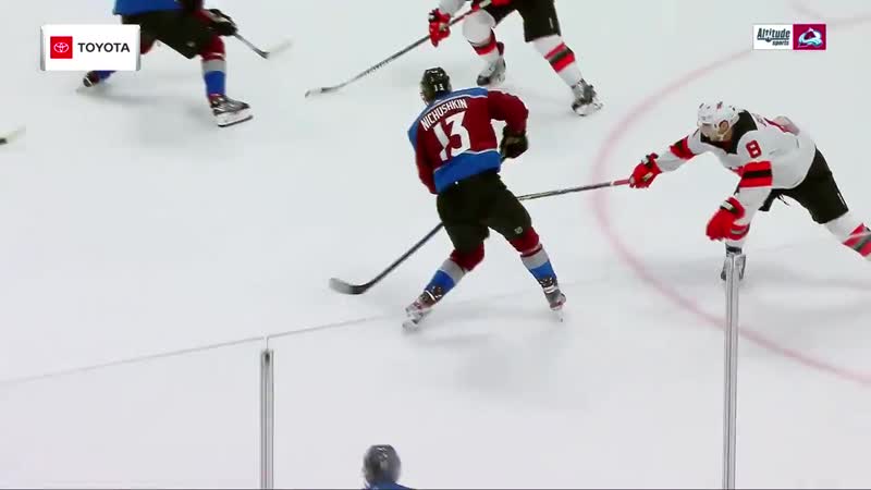 You absolutely cannot stop the valeri nichushkin train #goavsgo